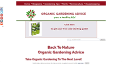 Desktop Screenshot of gardening-advice.net