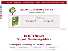 Tablet Screenshot of gardening-advice.net